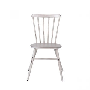 Piper Outdoor Aluminium Vintage Side Chair In White