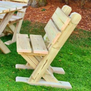 Axton Wooden Garden Dining Chair In Natural