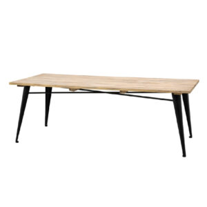 Paralia Outdoor Wooden Rectangular Dining Table In Natural