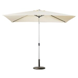 Titusville Outdoor Polyester Fabric Parasol In Cream 2x3m