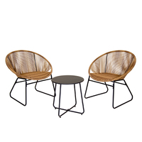 Zanzibar Tea for Two Bistro Set Natural